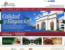 Tablet Screenshot of estancia.com.mx